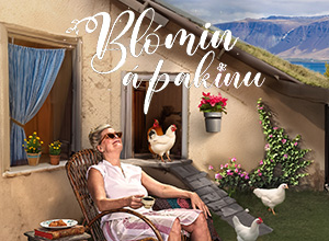 Blómin á þakinu